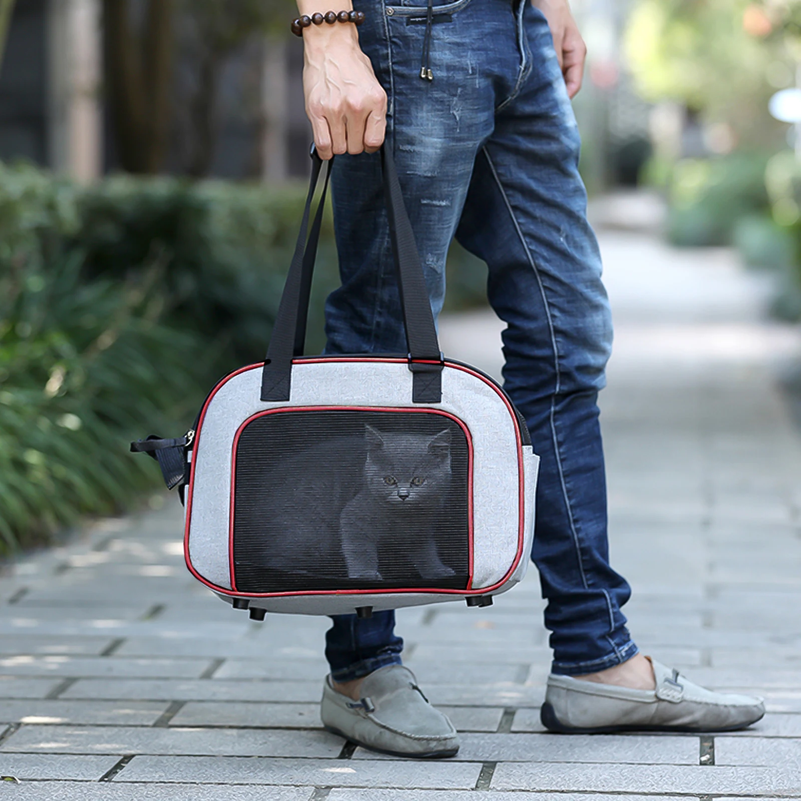 

pet handbag portable bag for dog pet bag bag for accessories organizer