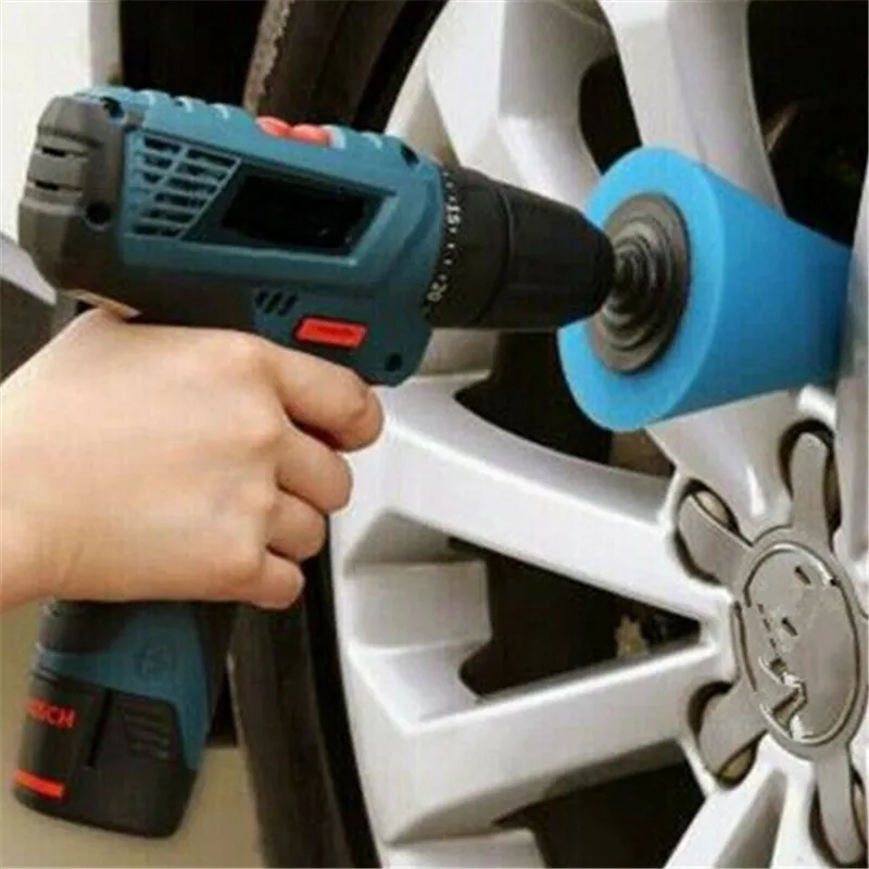 

3PCS Car Beauty Waxing Polishing Pads Set Cone Polishing Ball Wheel Buffering Sponges for Vehicle Paint Care