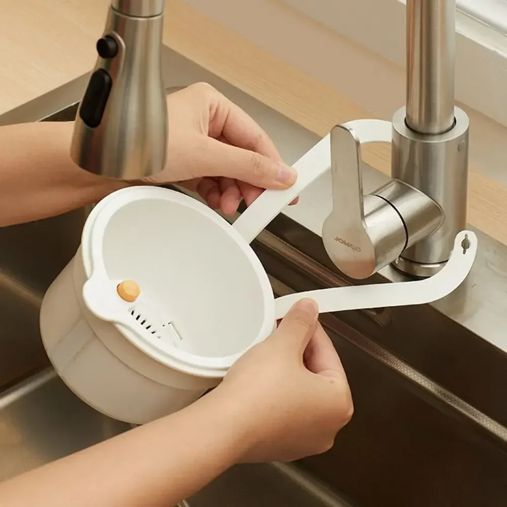 Creative Sink Hanging Strainer Basket Openable Bottom Cover Detachable Kitchen Garbage Filter Multifunctional Quickly Drain