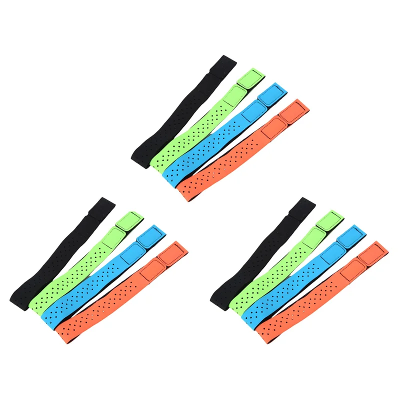 

A61P 12 Pcs Replacement Heart Rate Monitor Armband Strap Adjustable Replacement Armband Band Universal Sport Wrist Strap M