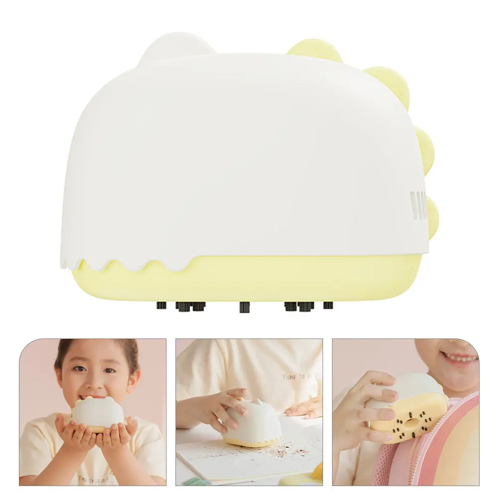 

USB Charging Dinosaur Shape Mini Table Vacuum Cleaner Small Body Big Suction 8 Nylon Sets Easy Carry Two Gear Adjustment Desktop