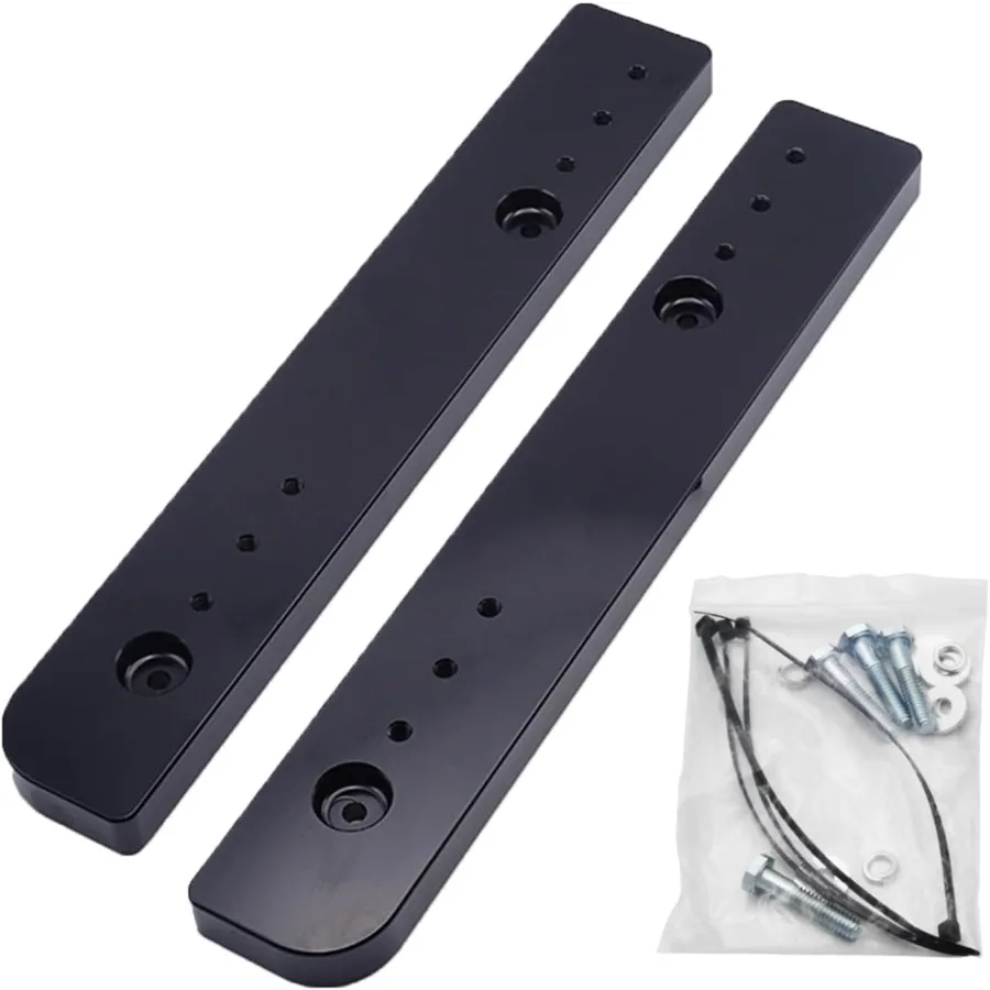 

1''3'' Tour Trunk Adjustable Relocator Kit Mount Extend Luggage Rack Plate Trunk Compatible with Harley Touring Street Electra