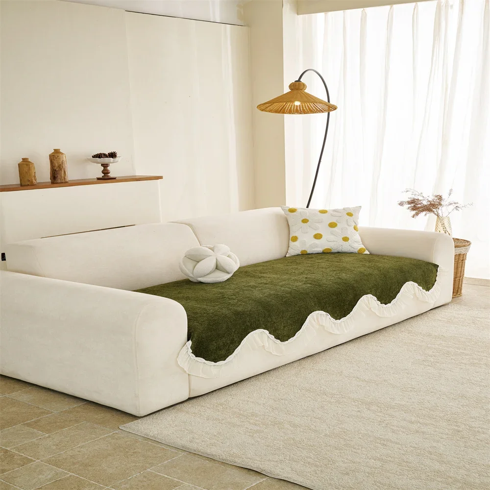 Sofa Cushion New Style Imitation Cotton and Linen All-season Anti-slip Cross-border Sofa Cover Full-cover Sofa Scarf