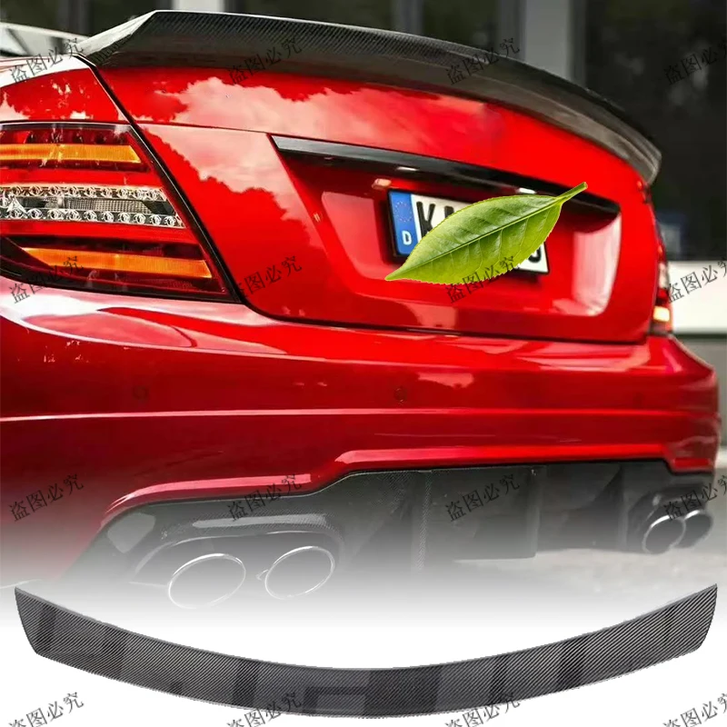 For 2007-2014 Mercedes Benz C-Class 2-door W204 C180 C200 C220 C260 C300 C63 Trunk Lid Spoiler Wings Car Accessories