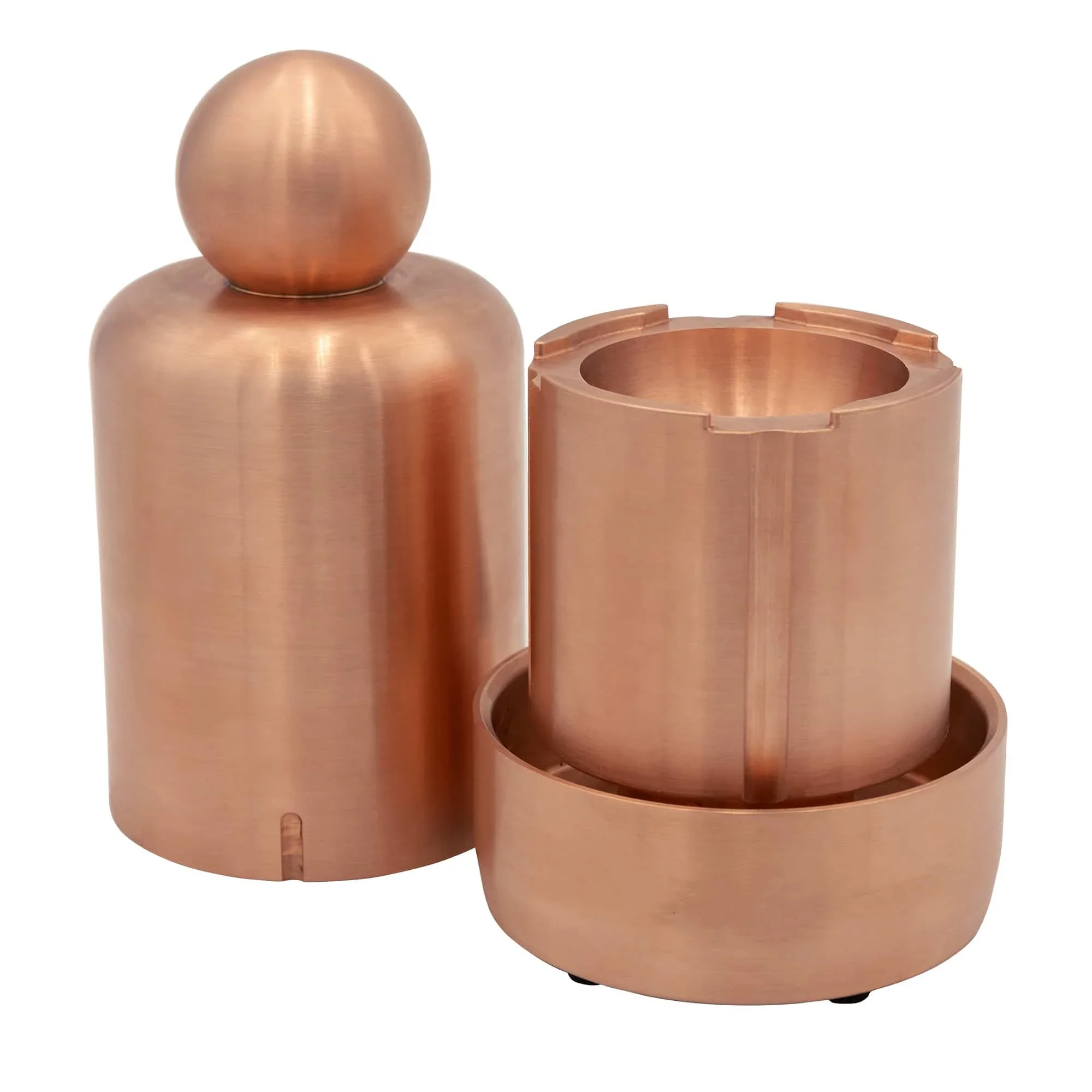 Copper Ice Ball Maker Press New Meltdown Ice Ball Press Vs Mold Best Ball Ice Press 55Mm for Custom  Whiskey