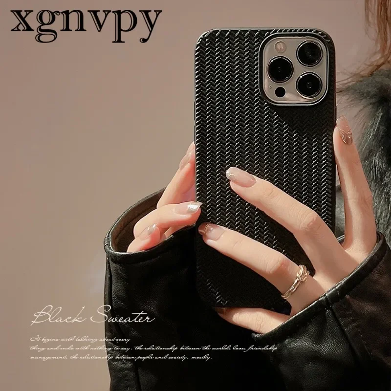 xgnvpy Candy Solid Color Phone Case Shockproof Soft TPU Silicon Back Cover For iPhone 14 13 12 11 Pro Max X XR XS Max 7 8 14Plus