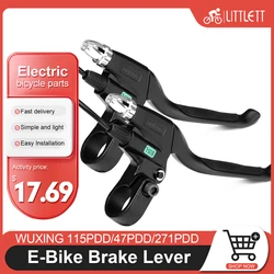 WUXING Ebike Brake Lever Cut Off Power 115PDD 47PDD Waterproof SM Connector Plug Electric Bicycle E-Scooter Ebrake Accessory
