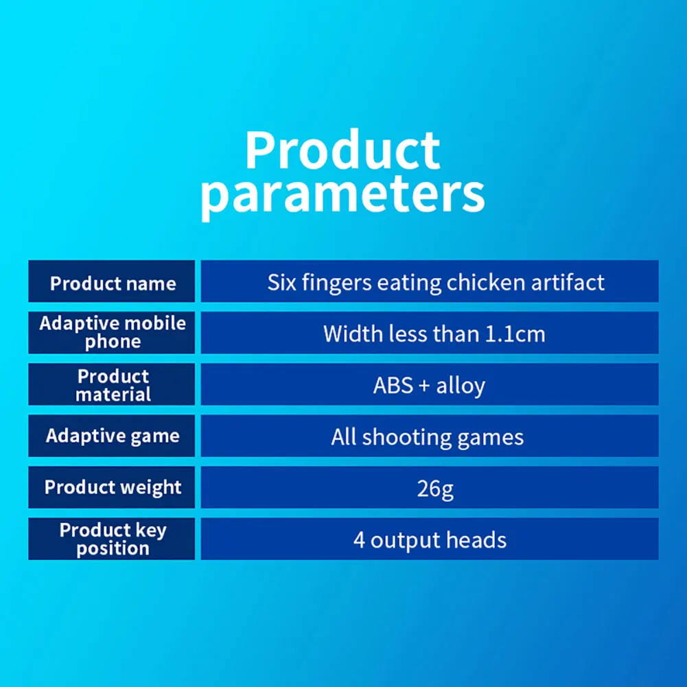 2 قطعة الميكانيكية 6 إصبع الهدف الزناد الحساسة الهاتف الزناد الألعاب الألعاب قطعة أثرية أذرع التحكم في ألعاب الفيديو مفتاح زر ل Pubg المحمول