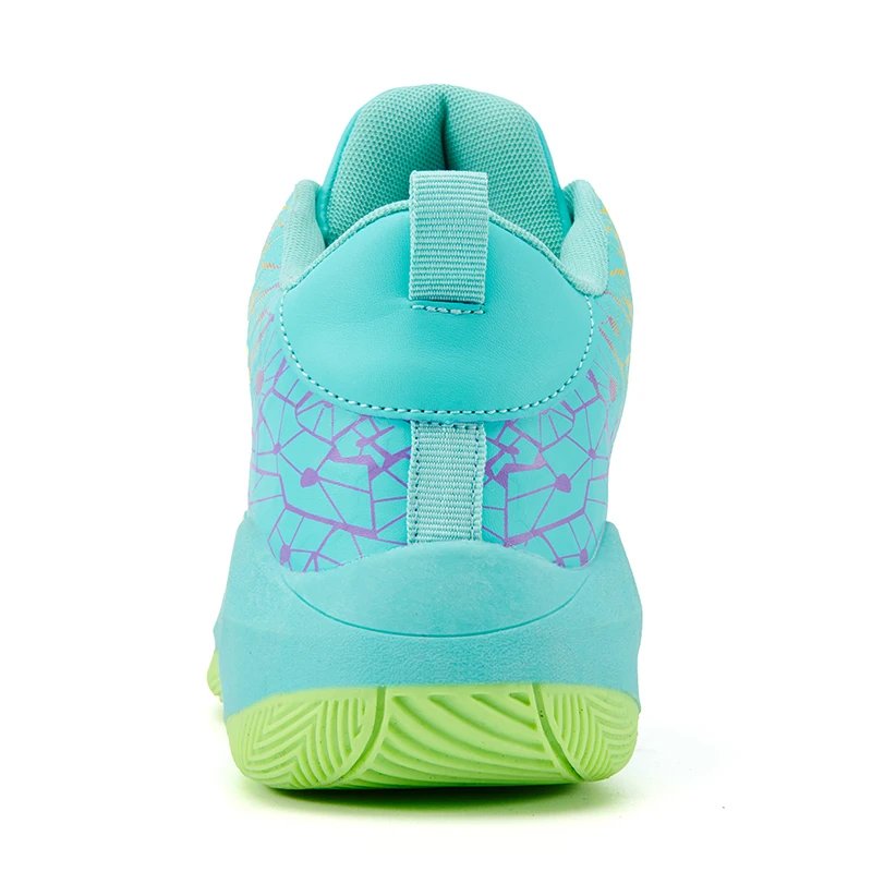 Friction sound basketball shoes boys children sports shoes autumn breathable youth running shoes students medium and large child