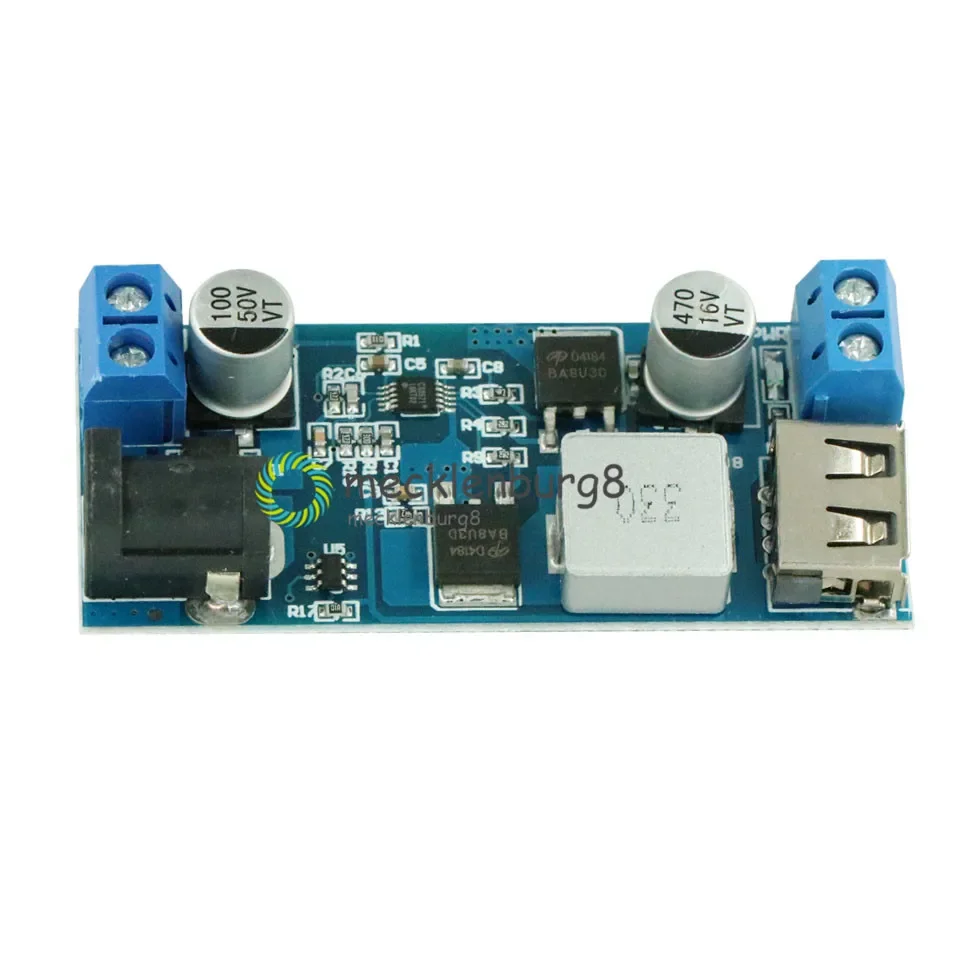 

DC-DC 24V/12V To 5V 5A Step Down Power Supply Buck Converter Replace LM2596S Adjustable USB Step-down Charging Module For Phone