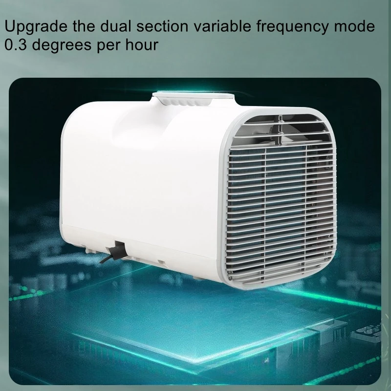 Outdoor 24V stationed car portable mini compressor cooling small tent travel camping mobile air conditioning
