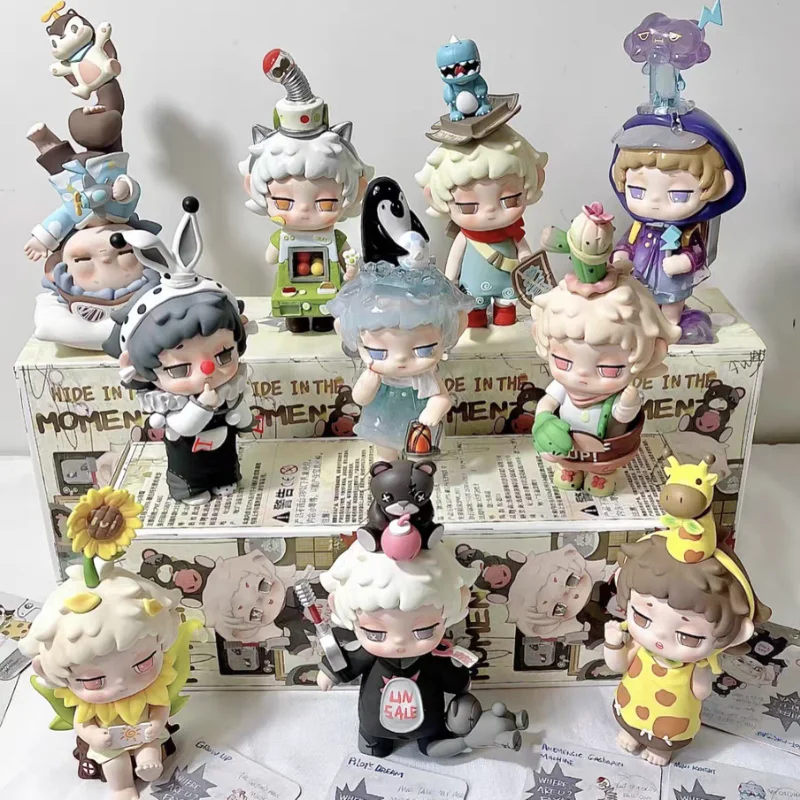 Faya Hide In The Moments Series Blind Box Cute Anime Doll Guess Bag Cute Action Figure Mystery Box Pvc Collectible Model Gifts