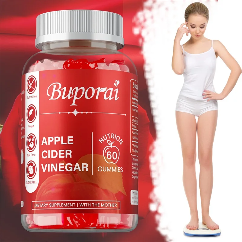 

Apple Cider Vinegar Gummies - Balanced Intestinal Flora, Weight Management, Suppress Appetite, Promote Digestive Health