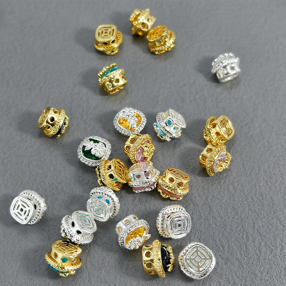 

Cordial Design 50Pcs 12*12MM Jewelry Findings & Components/Copper/Hand Made/Genuine Gold Plating/Bracelets Accessories #194772