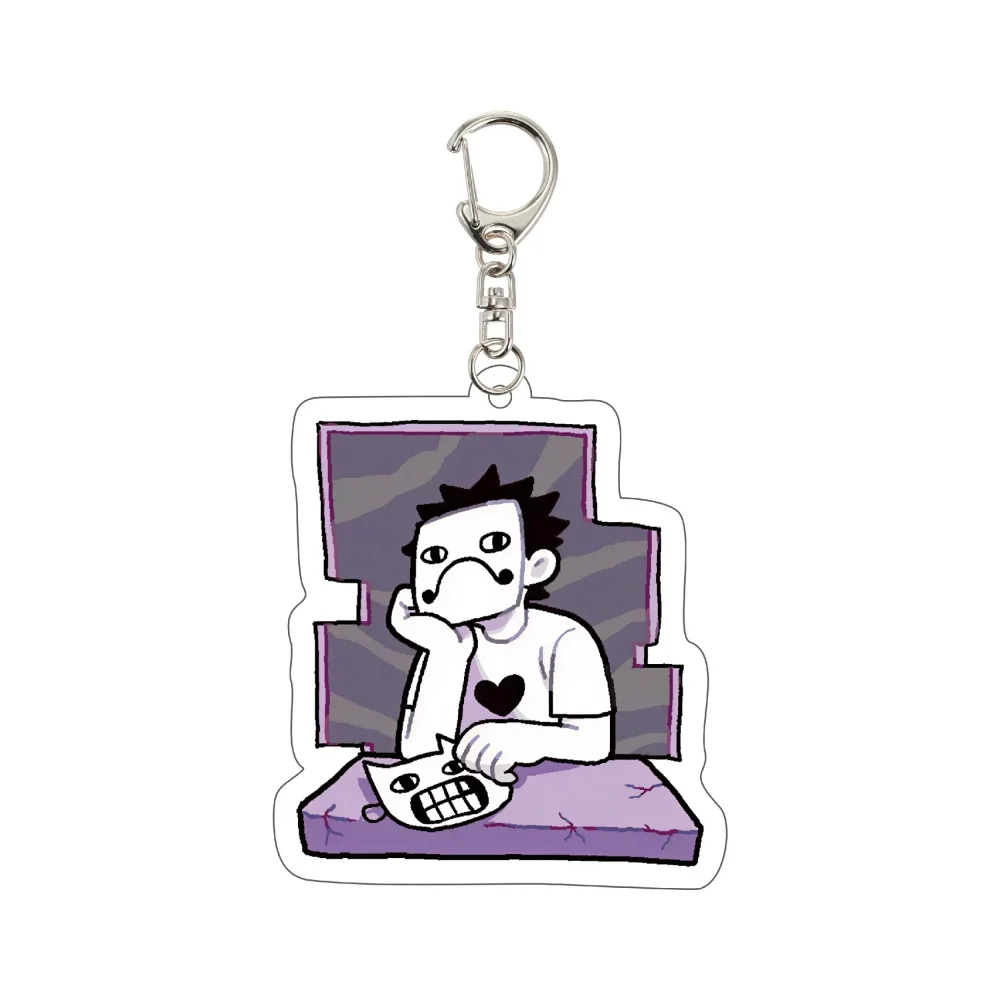 OFF Game Mortis Ghost Acrylic Keychain, The Batter Zacharie The Judge Enoch Japhet Dedan Anime Key Chain Bag Charm Collectible G