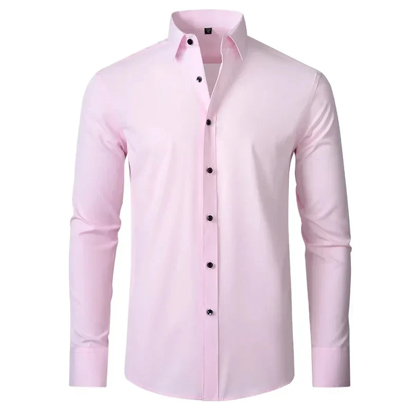 

T430 sided elastic shirt for men's shirt, multi-color non ironing, wrinkle resistant, simple business dress, casual shirt