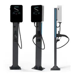 UE European Standard  for Power Supply EV Charger 22kW 32A Type2 Wall-mounted 3 Phase Electric Car  Charging Pile