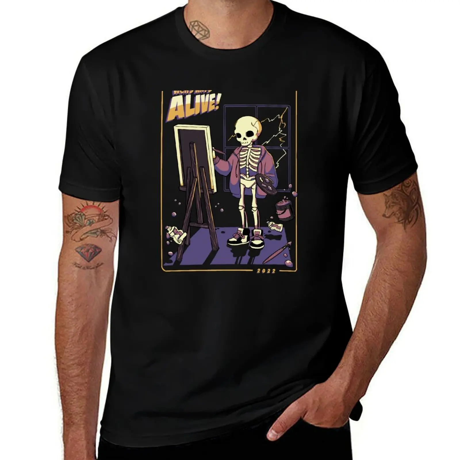 WCHS Arts Alive 2022 - Brooke M Design T-Shirt Fashion Graphic Tee for Men