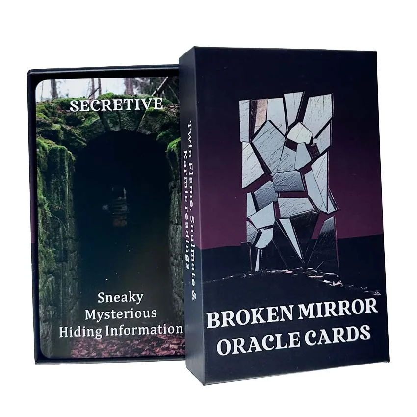 A-55 Pcs Broken Mirror Oracle Card Games