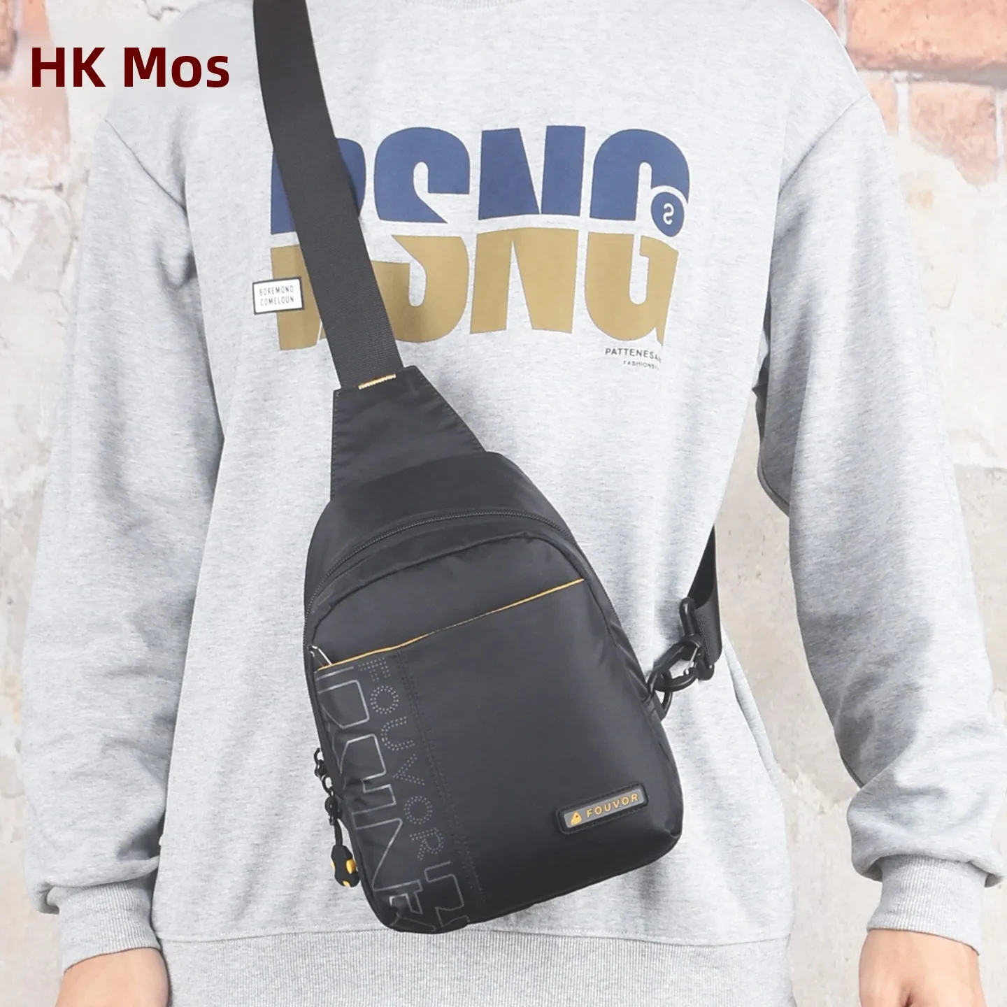 lightweight-canvas-nylon-crossbody-chest-bag-for-men-and-women-waterproof-wear-resistant-mobile-phone-bag-hong-kong-style