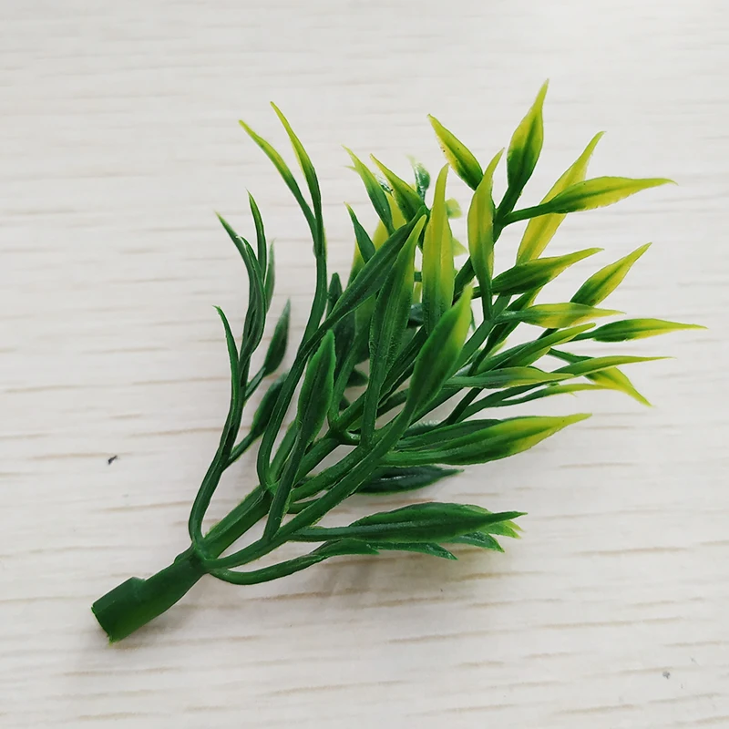 100g Bonsai decoration accessoriesWedding home decor DIYartificial plastic fake plants grass artificial flowers image 3