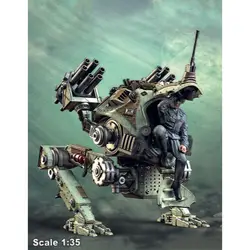 1/35 Scale Die Cast Resin Figure Model Assembly Kit Model Armored Robot Needs To Be Assembled Unpainted Free Shipping