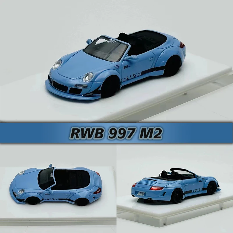 

**Pre Sale** RAUH WELT 1:64 RWB 997 M2 Convertible Resin Diorama Car Model Collection Miniature Carros Toys