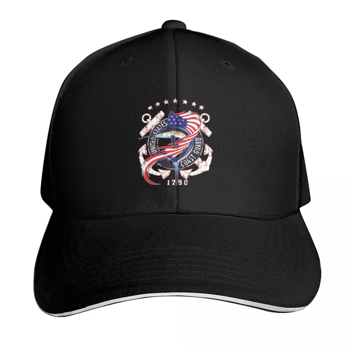United States Coast Guard Baseball Cap Gift for Him Her Casual Daily Wear Quick Dry Performance