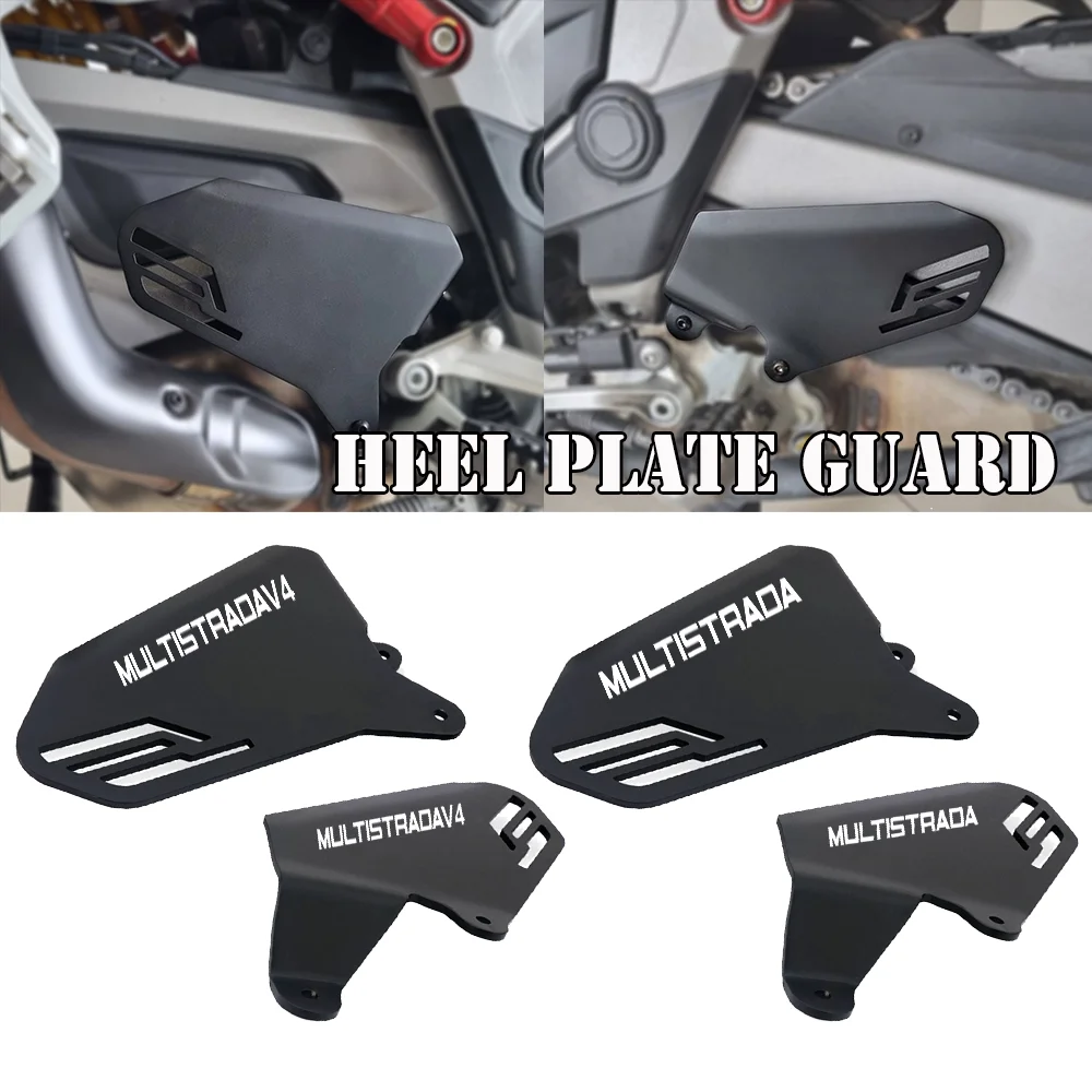 

Motorcycle For Ducati MULTISTRADA V4 V4S TRAVEL/Performance/SPORT/ FULL 2021-2023 Heel Guard Rearset Plate Foot Peg Protector