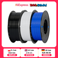 KINGROON PLA Pro 1.75mm 3D Printer Filament PLA+ PLA Plus 5X High Toughness 3D Printing Plastic For FDM 3D Printer, 3kg 3 roll