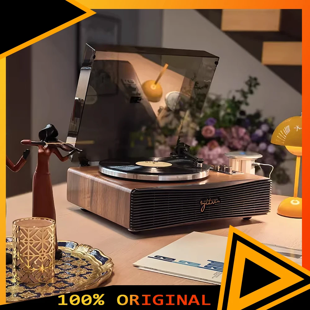

Виниловый проигрыватель Syitren PARON 2, ретро-фонограф, современный фонограф PARON II, Bluetooth-динамик, украшения