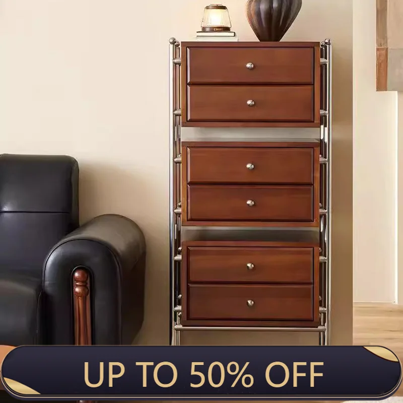 Nordic Vintage Storage Cabinet Tall Luxury Multipurpose Craft Locker Cabinet Office File Woonkamer Kasten Living Room Furniture