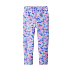 VIKITA Children Leggings 3-12 Years Girl Mermaid 3D Print Skinny Pencil Pants Trousers Kids Casual Daily Leggings Kids Clothes