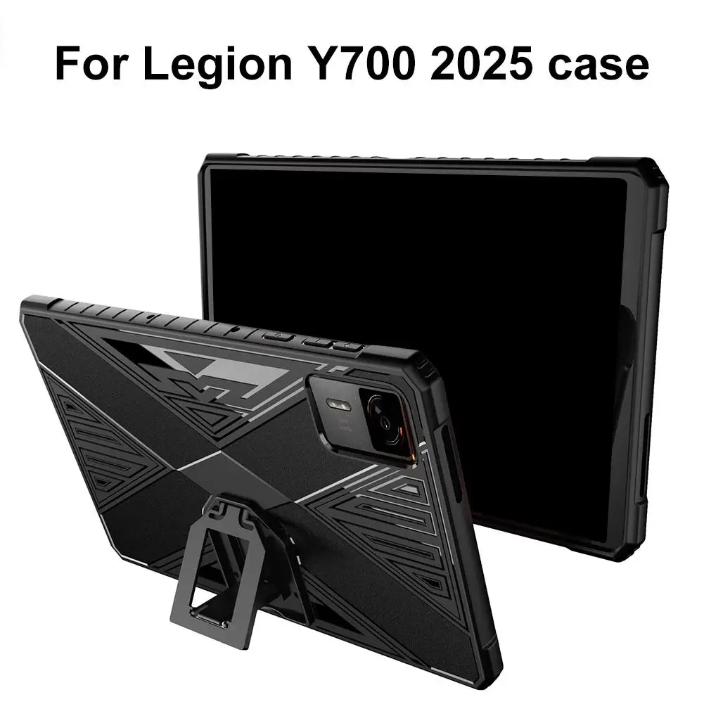 

Защитный чехол для планшета Legion Y700 2025 с кронштейном, защитный дизайн для планшета, игровой чехол с подставкой, противоударный корпус J7Q1