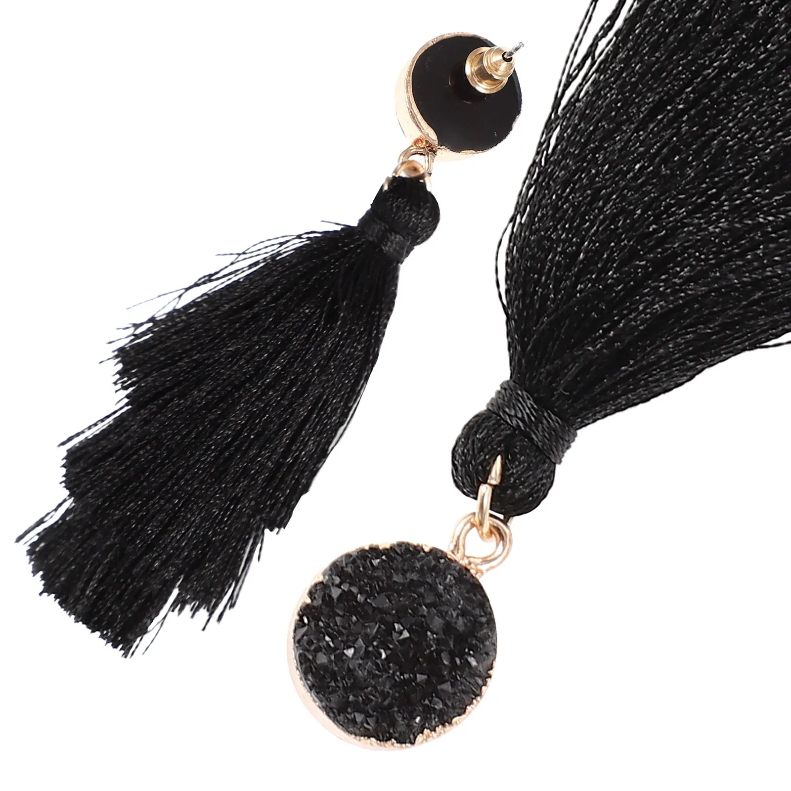 

1 Pair Bohemian Layered Tassel Earrings Dangle Drop For Women Summer Wedding Bachelorette Party Fashion Costume Jewelry