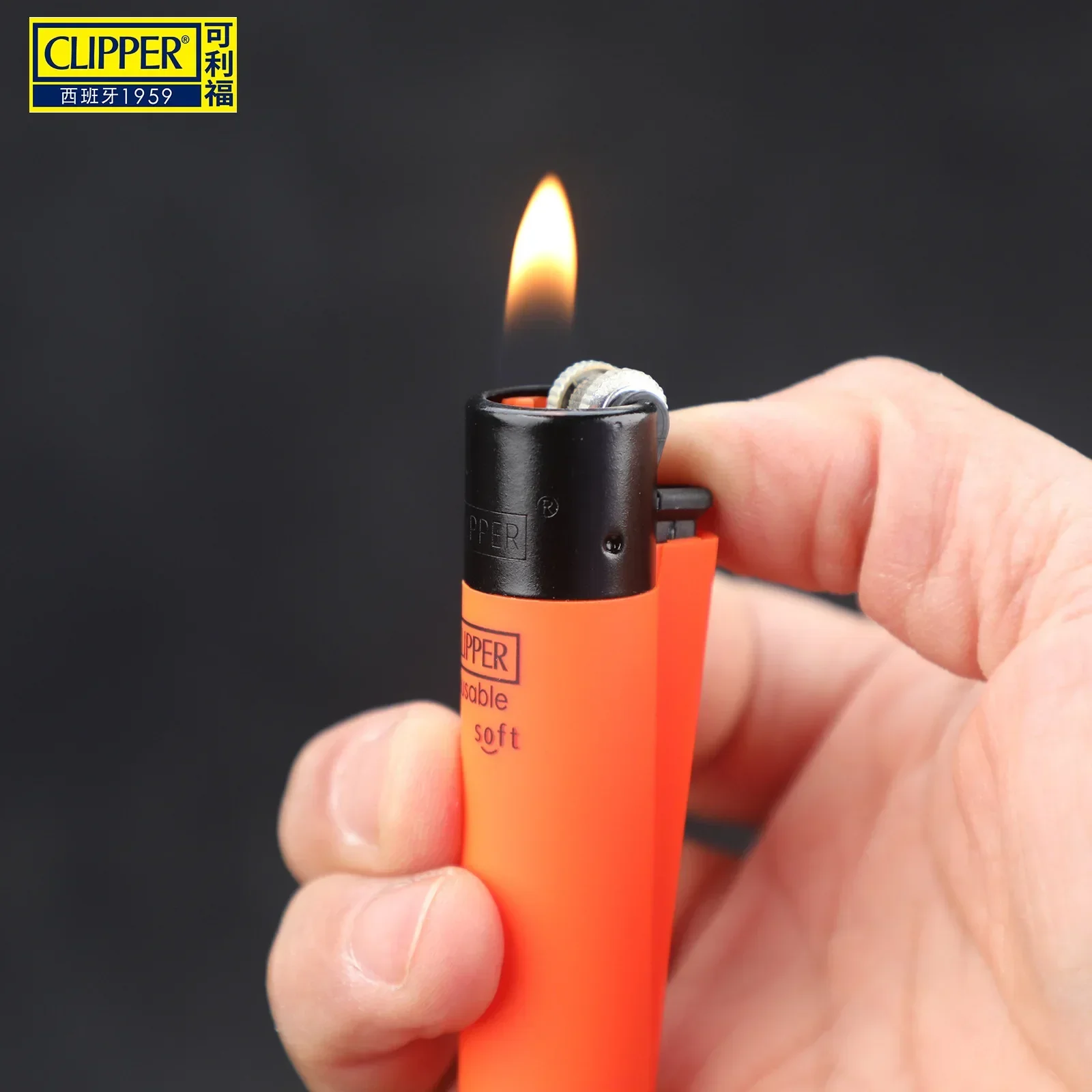 كليبر الأصلي طحن عجلة غاز البوتان أخف لهب مفتوح الشاعل التدخين اكسسوارات الإشعال صندوق أدوات الرجال بالجملة #4