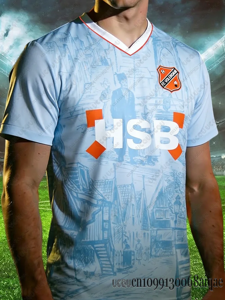 

Summer New Men Football Jerseys Quick Drying Cycling Shirts Netherlands FC Volendam 25-26 Soccer Jersey Adult/Kids Team Uniform