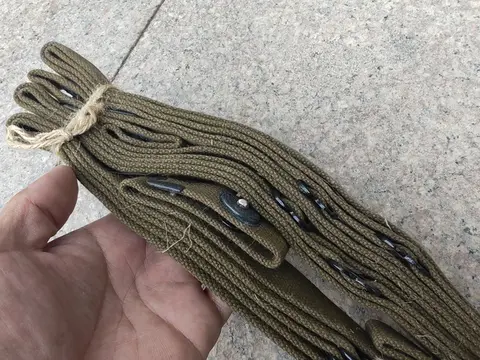 10PCS Genuine Original OLD WW2 US ARMY M1 CARBINE RIFLE ARMY BODY SHOULDER SLING SET