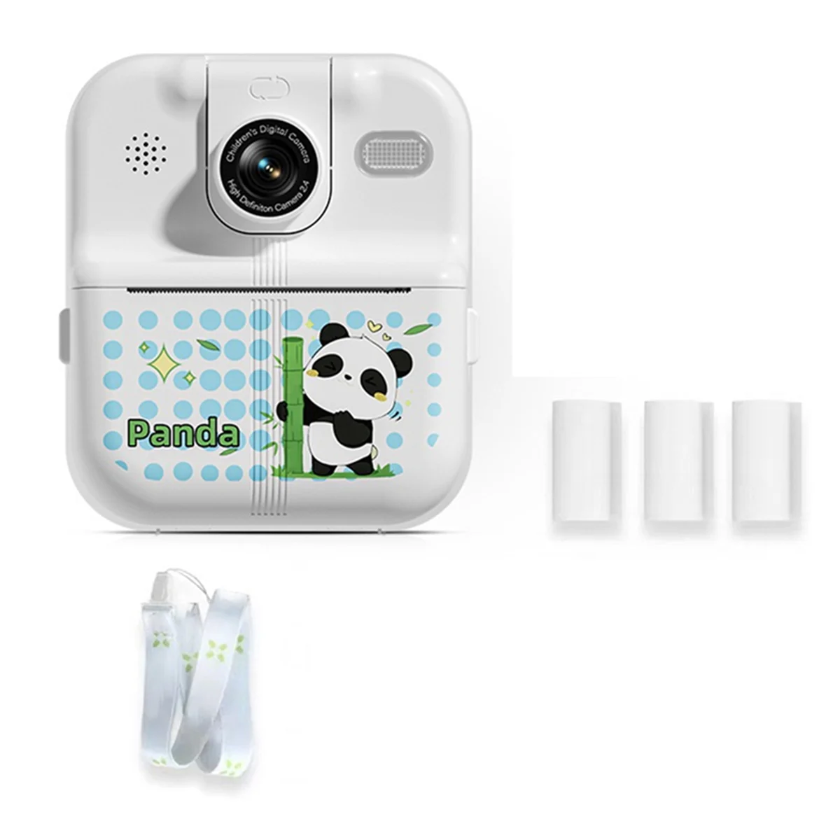 

CCDD Kids Camera Cute Camera Photo Printer Digital Children Video Camera Photography Instant Print Photo Panda