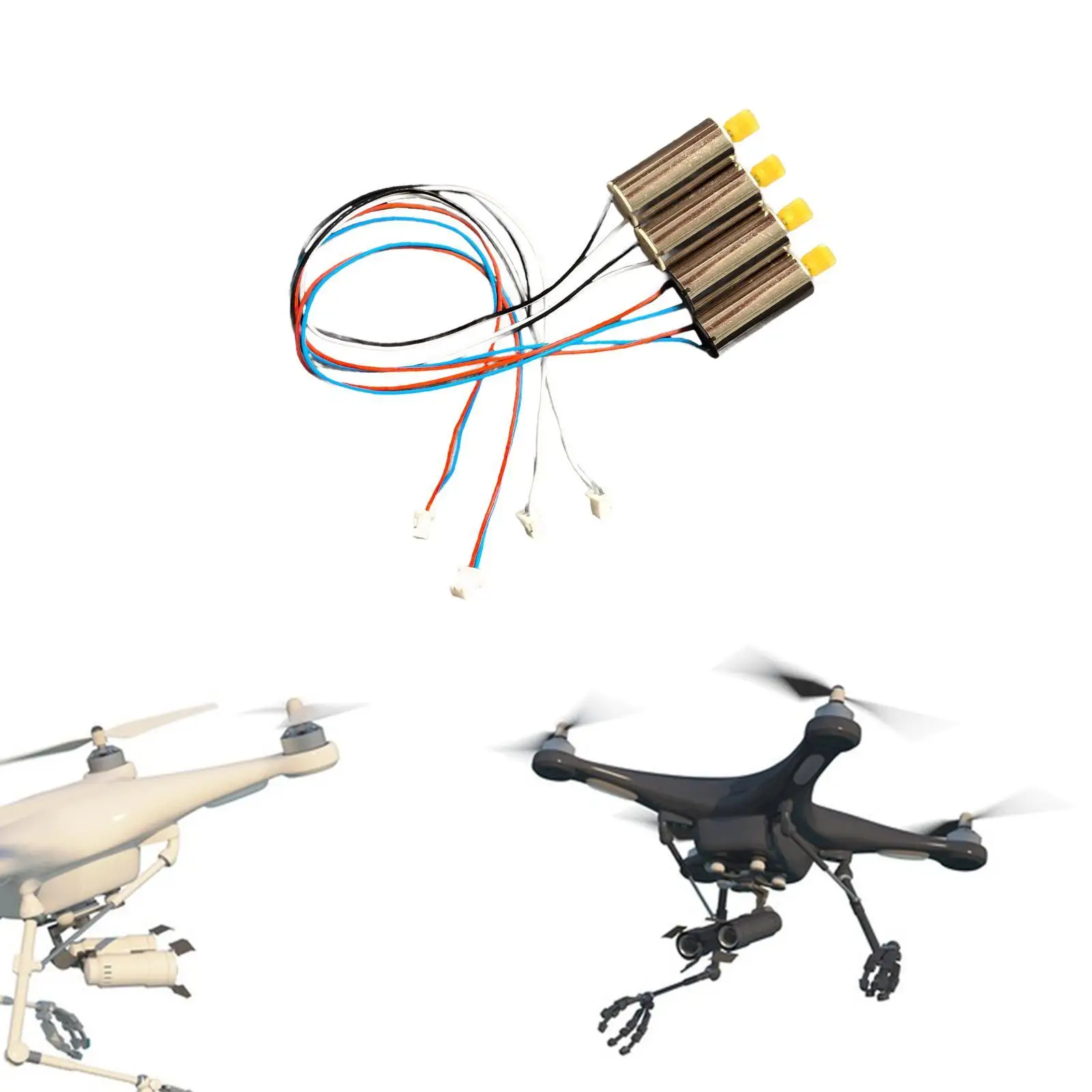 

4x Drone Motor Arm Set RC Drone Spart Parts for K7 S97 Body Frame Easy Install Professional Replacements Parts Accessories