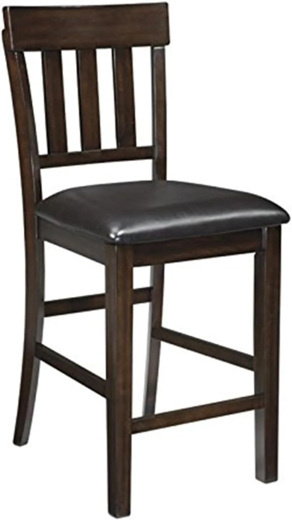 

Signature Design By Ashley Haddigan 24" Counter Height Upholstered Barstool 2 Count, Dark Brown