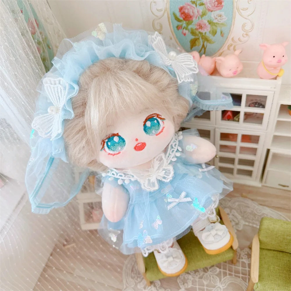 

Wedding Dress 20cm Cotton Doll Clothes Outfit Lolita Cotton Doll's Clothes Mini Kawaii Plush Doll Clothes 20cm Cotton Doll