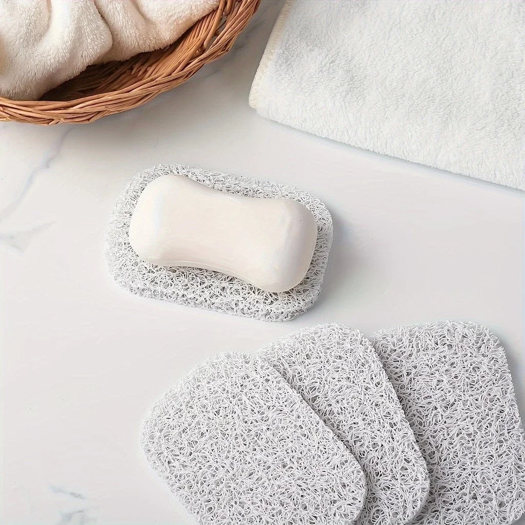 حامل صابون PVC موفر فعال للصابون مع نظام تصريف ذاتي، مثالي لتنظيم الدش وتنظيف الحمام #6