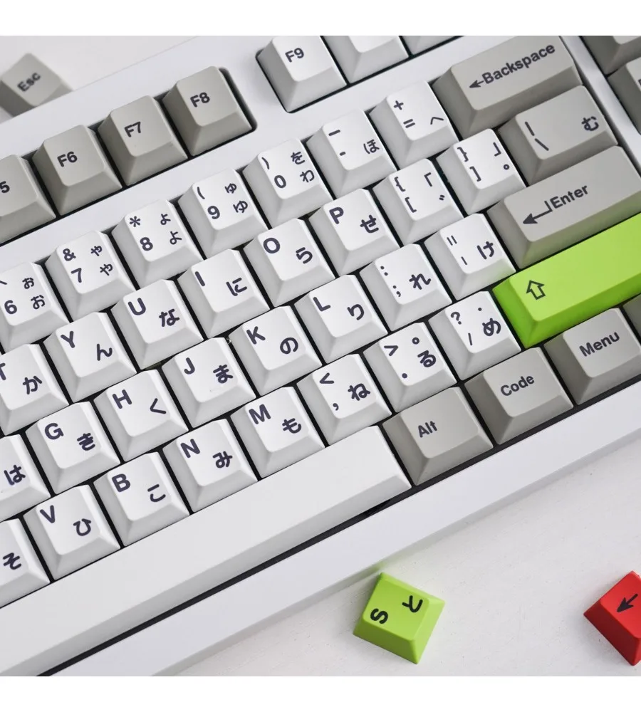 Contrasting color building block 193 keys mechanical keyboard keycap full set PBT sublimation custom cherry original height