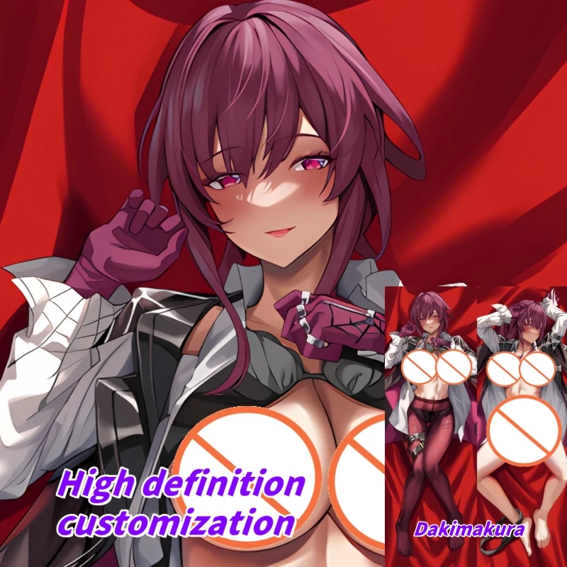 

Dakimakura Anime Pillow Case Honkai：Star Rail Kafka Double-sided Print Of Life-size Body Pillowcase Gifts