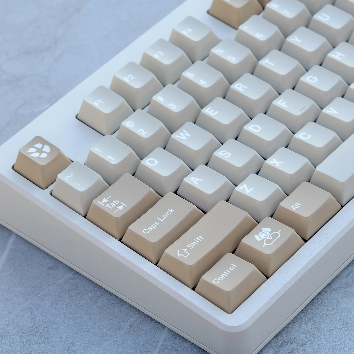 Echome desert thema keycap 120key set pbt sandige einfachheit benutzer definierte tastatur kappe kirsch profil keycap für mechanische tastatur