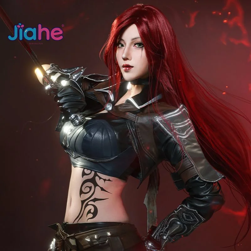 

Katarina Du Couteau Косплей Ло Костюм Хэллоуин Рождественский Фестиваль Вечеринка Comic Con Аниме Игровая Одежда