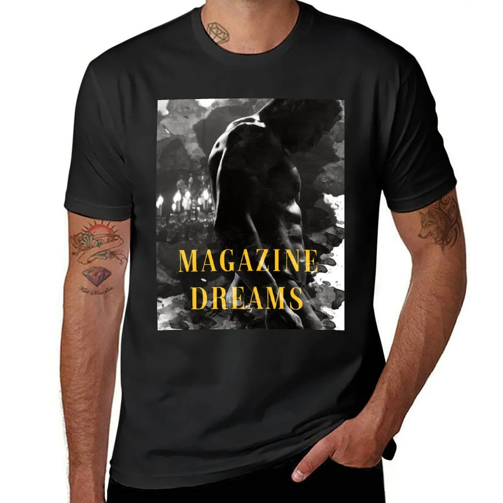 Magazine Dreams movie poster T-Shirt kawaii clothes heavyweights mens t shirt graphic