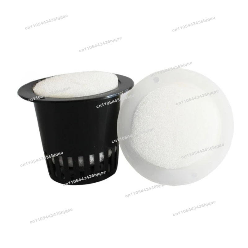 100pcs Hydroponic Vegetable Hydroponic Planting Basket Pipeline Aerosol Root Fixer Cup PE Material No. 2 E100