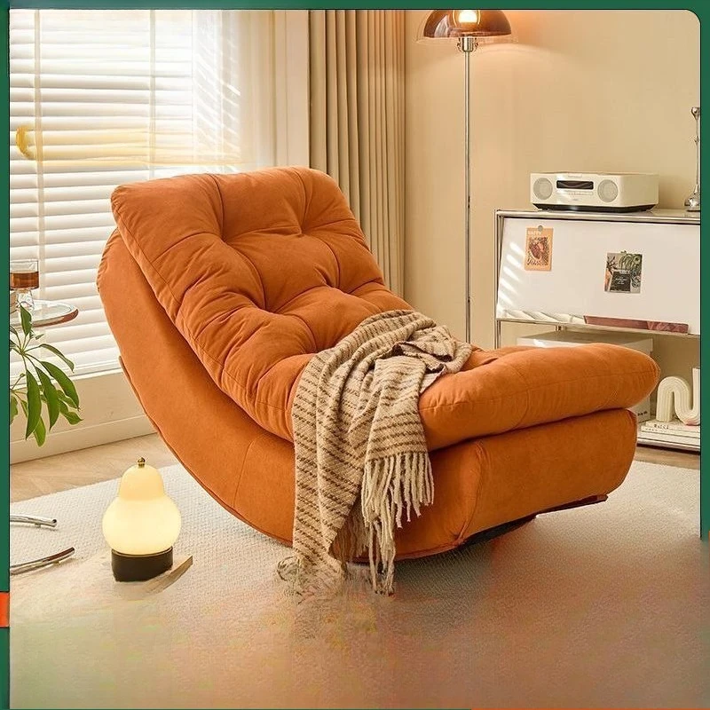 Moon rocking rocker lounge chair adult sleeping lazy living room balcony home single casual Internet celebrity sofa chair